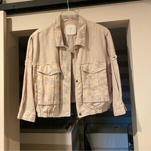 HEI HEI Beige Camouflage Jacket. Bought from Anthropologie.